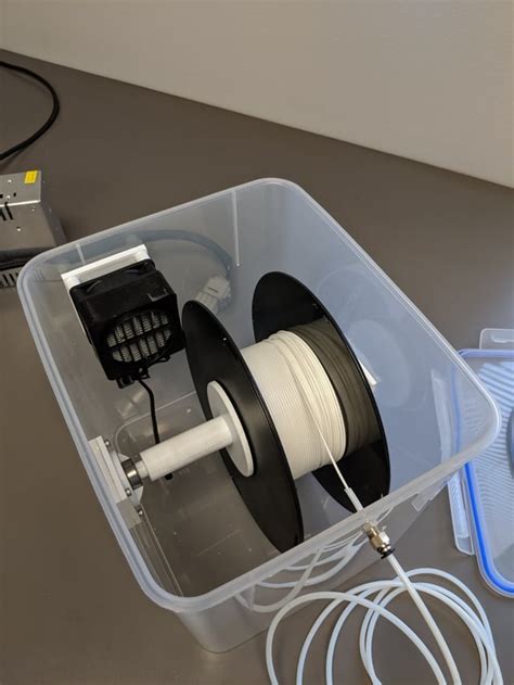 diy heated filament dry box